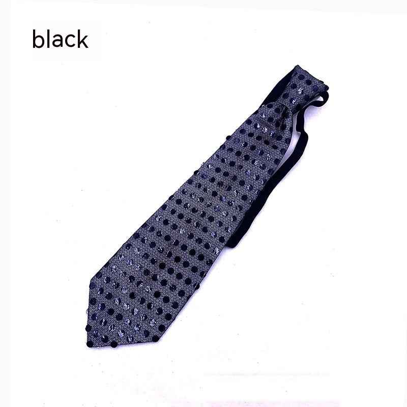LED Sequins Glowing Necktie Props Tie