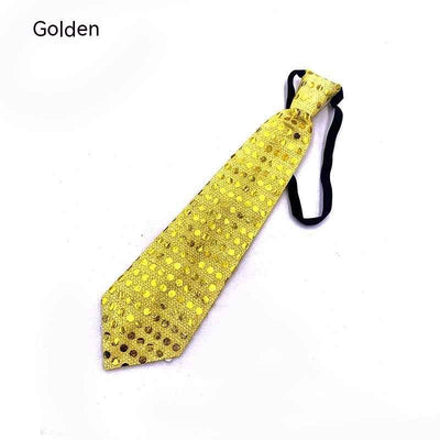 LED Sequins Glowing Necktie Props Tie