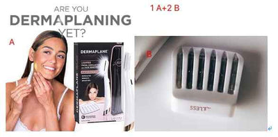 Flawless dermaplane glo hair remover