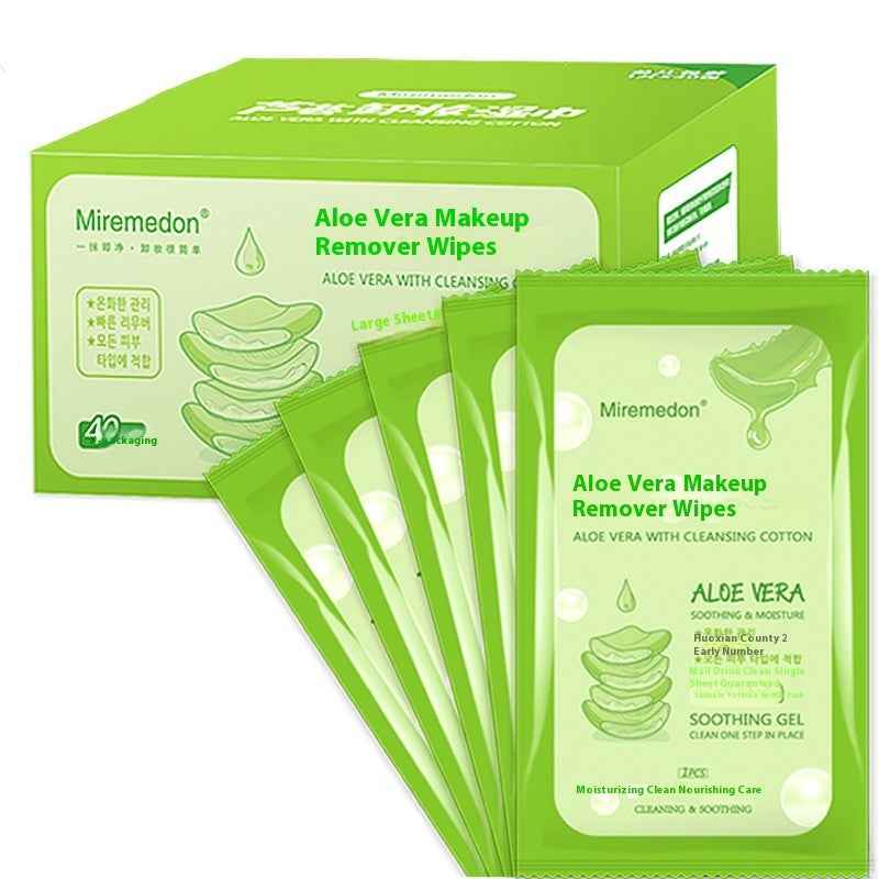 Makeup remover wipes facial tissues