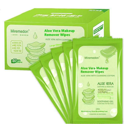 Makeup remover wipes facial tissues