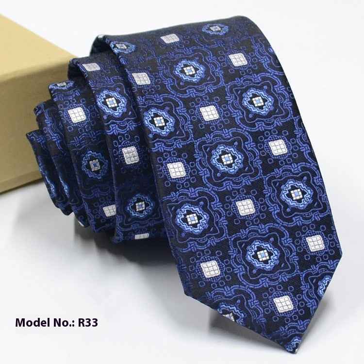 Fashion Exquisite Jacquard Tie Wedding Groom