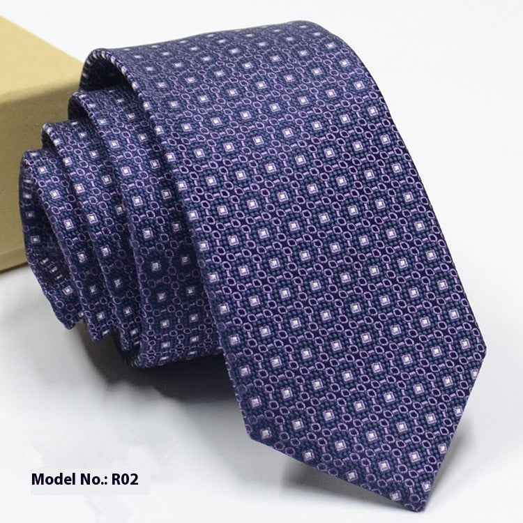Fashion Exquisite Jacquard Tie Wedding Groom
