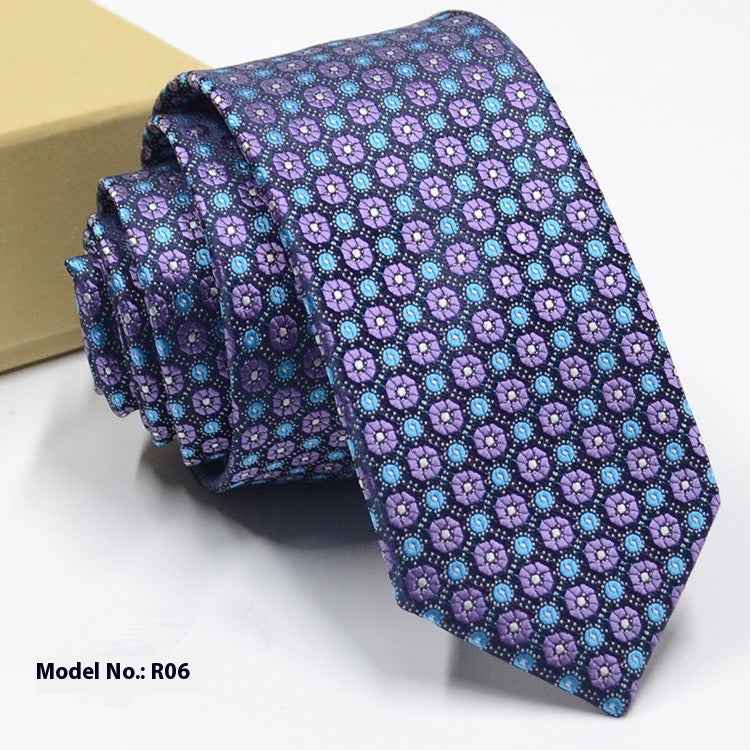 Fashion Exquisite Jacquard Tie Wedding Groom