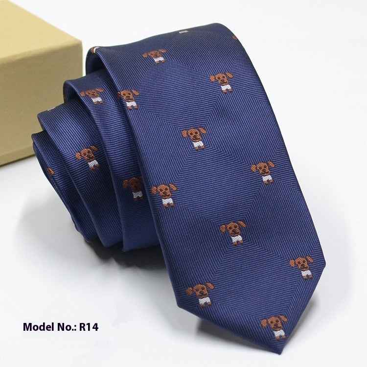 Fashion Exquisite Jacquard Tie Wedding Groom