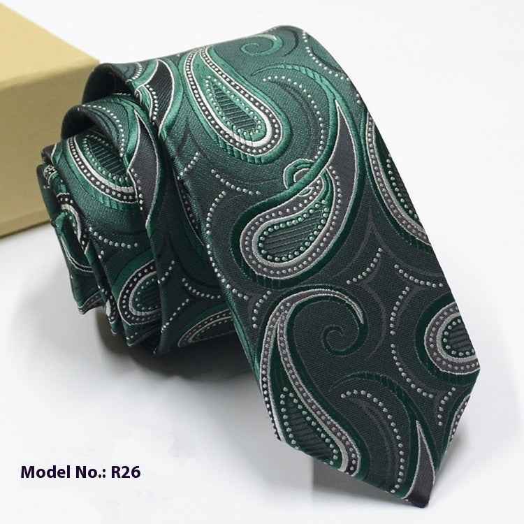 Fashion Exquisite Jacquard Tie Wedding Groom