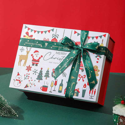 Christmas Gift Box Color Santa Claus Packaging Box