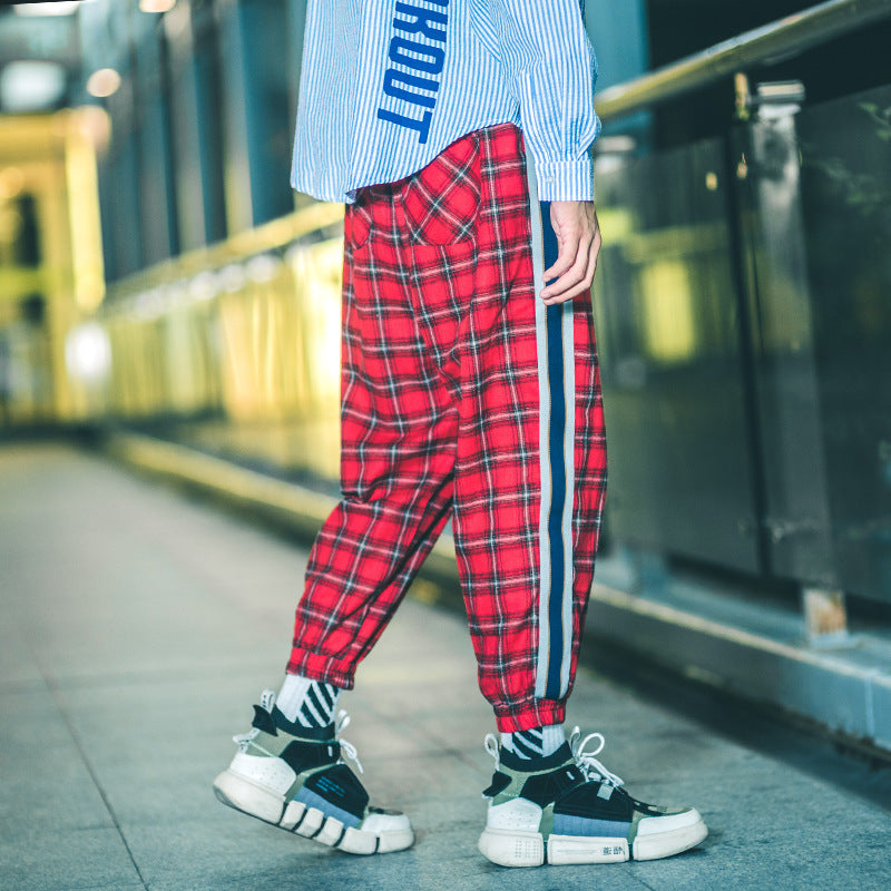 Plaid casual pants SHOPPORA