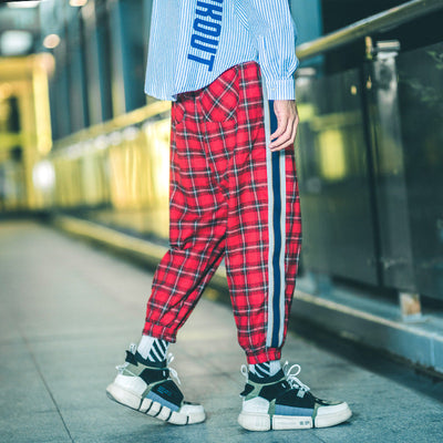 Plaid casual pants SHOPPORA