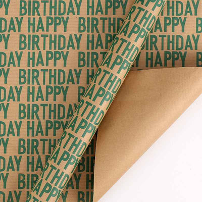Antique Kraft Gift Wrapping Paper Gift Box Wrapping Paper