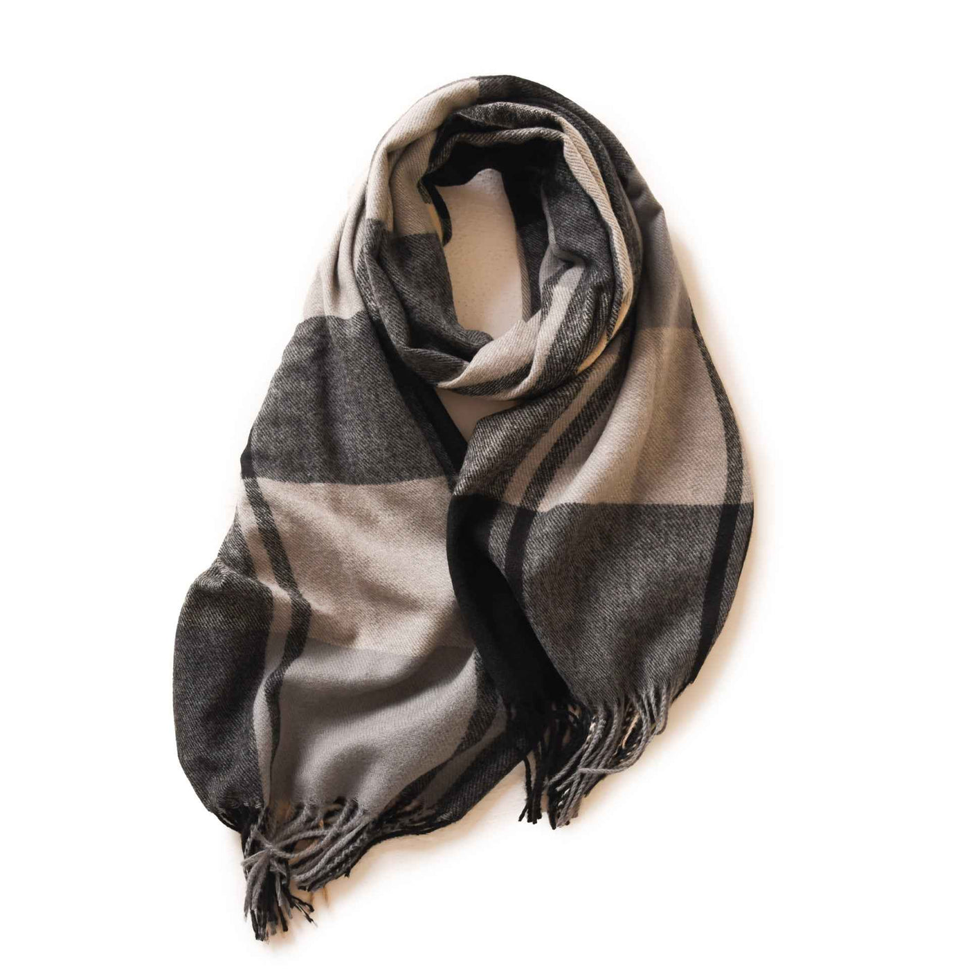 Thick Warm Tassel Artificial Cashmere Scarf
