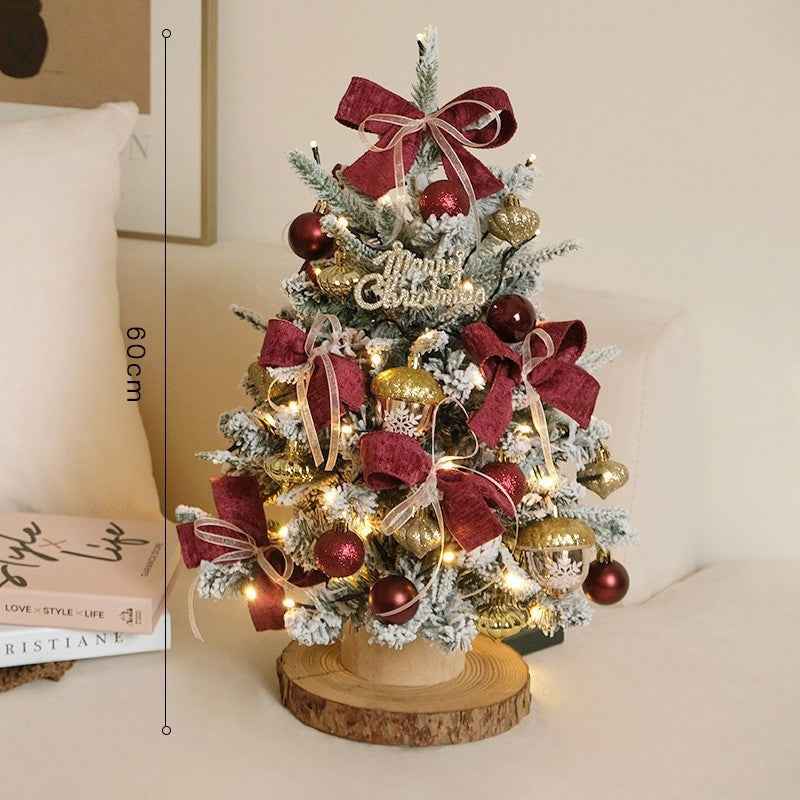Christmas Tree With Lights Suit Household Desk Room Decoration
