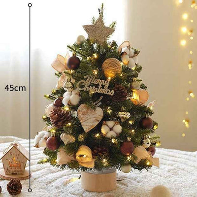Christmas Tree With Lights Suit Household Desk Room Decoration