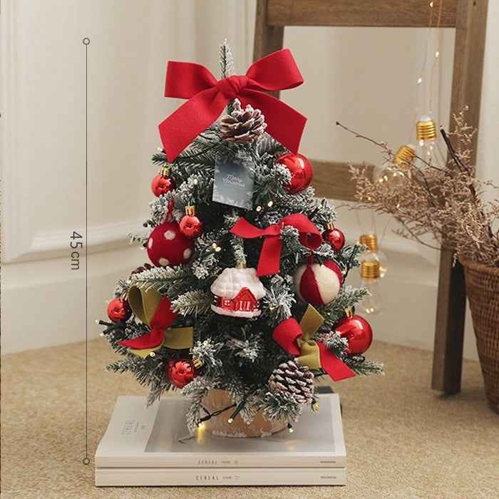 Christmas Tree With Lights Suit Household Desk Room Decoration