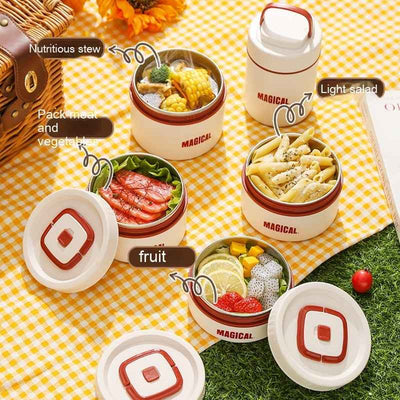 Employee Customer Lunch Box, Bento Tableware, Gift Box Set