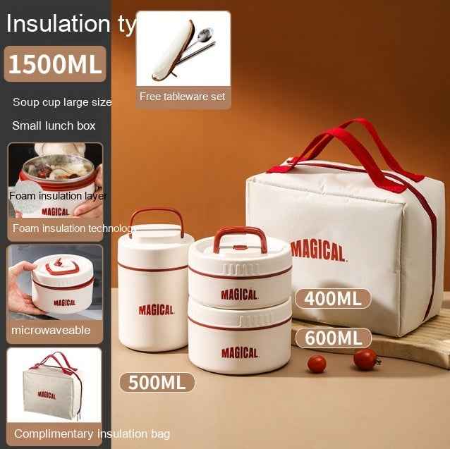 Employee Customer Lunch Box, Bento Tableware, Gift Box Set