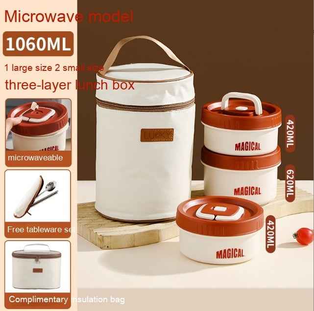 Employee Customer Lunch Box, Bento Tableware, Gift Box Set