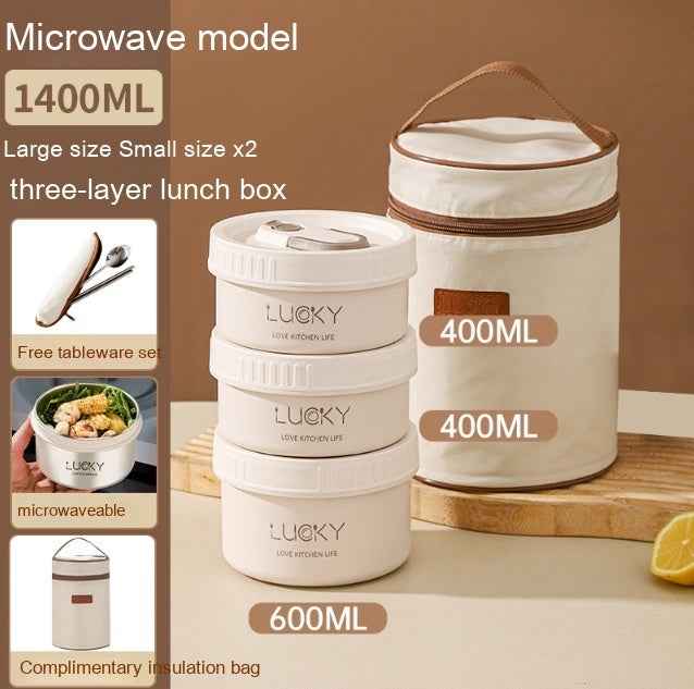 Employee Customer Lunch Box, Bento Tableware, Gift Box Set