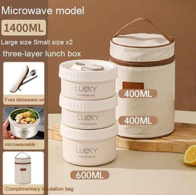 Employee Customer Lunch Box, Bento Tableware, Gift Box Set