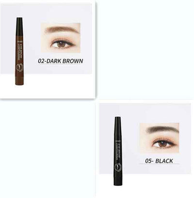 Four-headed Eyebrow Pencil Long-lasting No Blooming