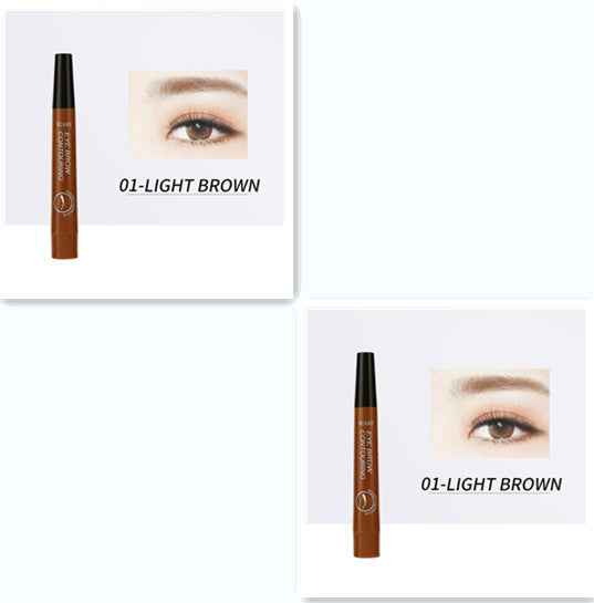 Four-headed Eyebrow Pencil Long-lasting No Blooming