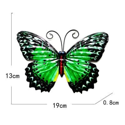 Home Craft Gifts Butterfly Iron Wall Hanging Decorations