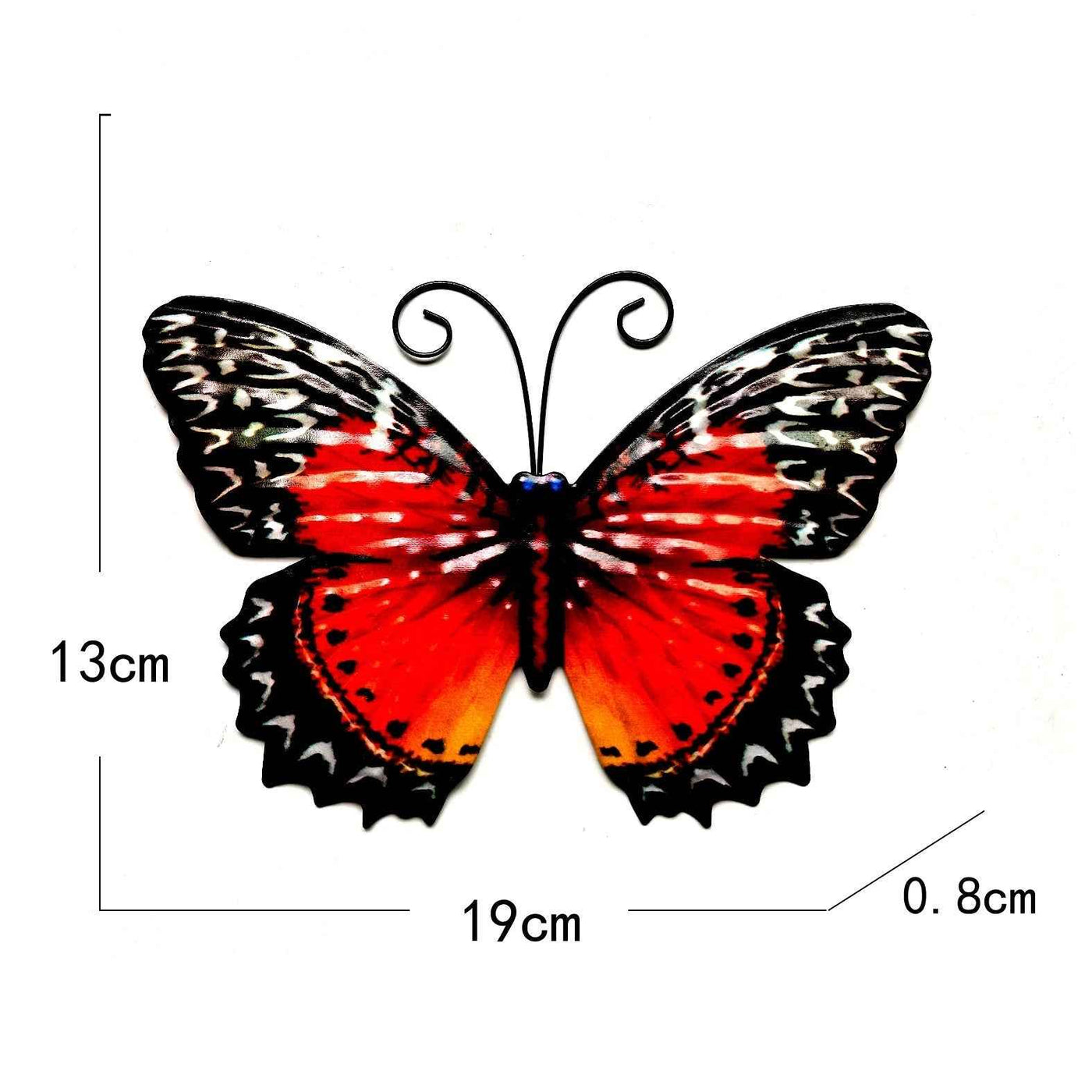 Home Craft Gifts Butterfly Iron Wall Hanging Decorations