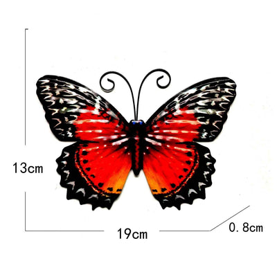 Home Craft Gifts Butterfly Iron Wall Hanging Decorations