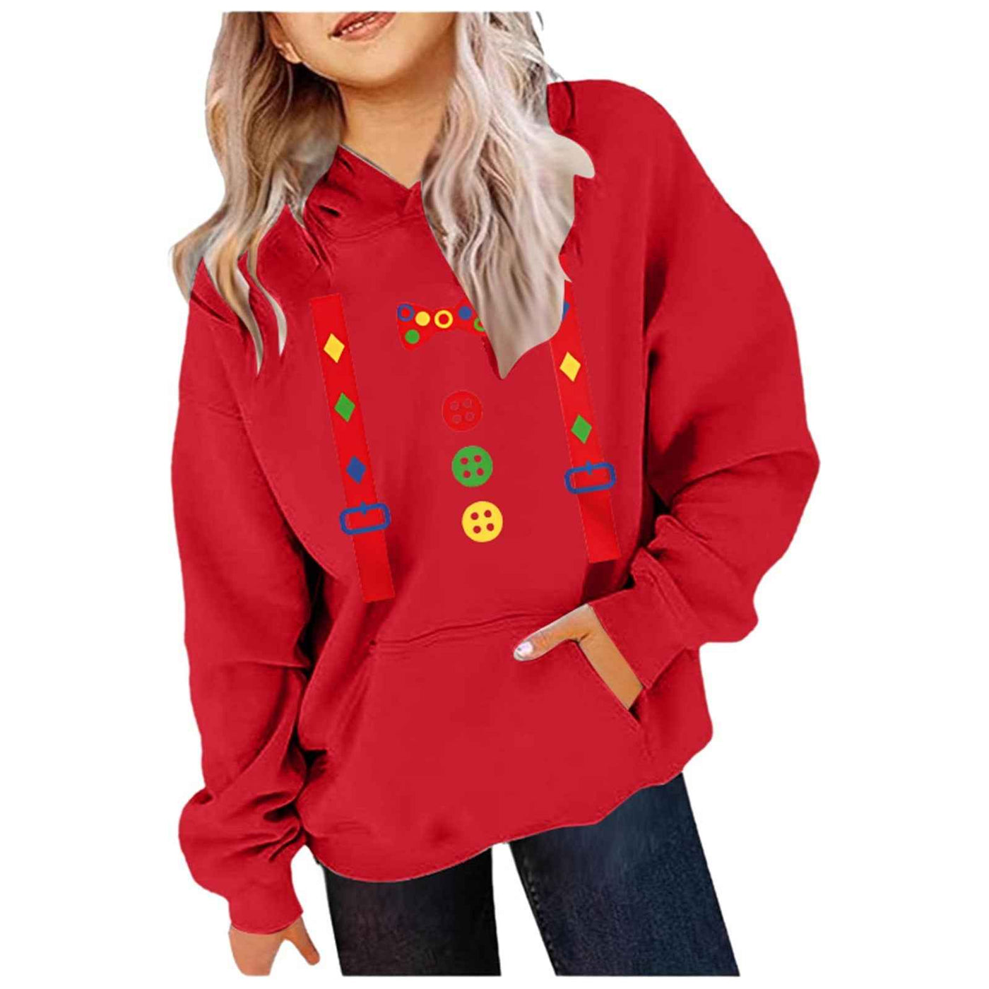 Christmas Printed Sweater For Women