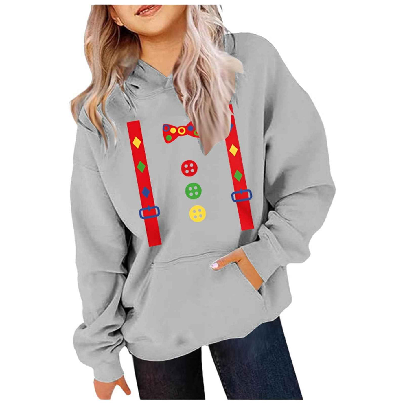 Christmas Printed Sweater For Women