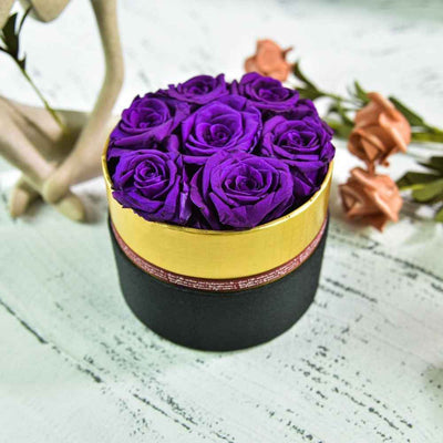 Preserved Flower Rose Hug Bucket Christmas Gift Box