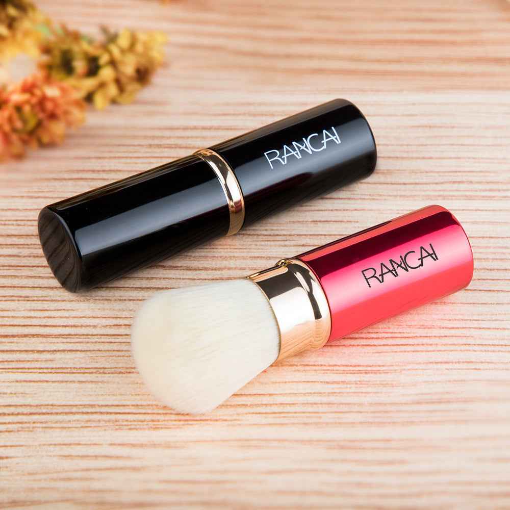 Single mini retractable makeup brush