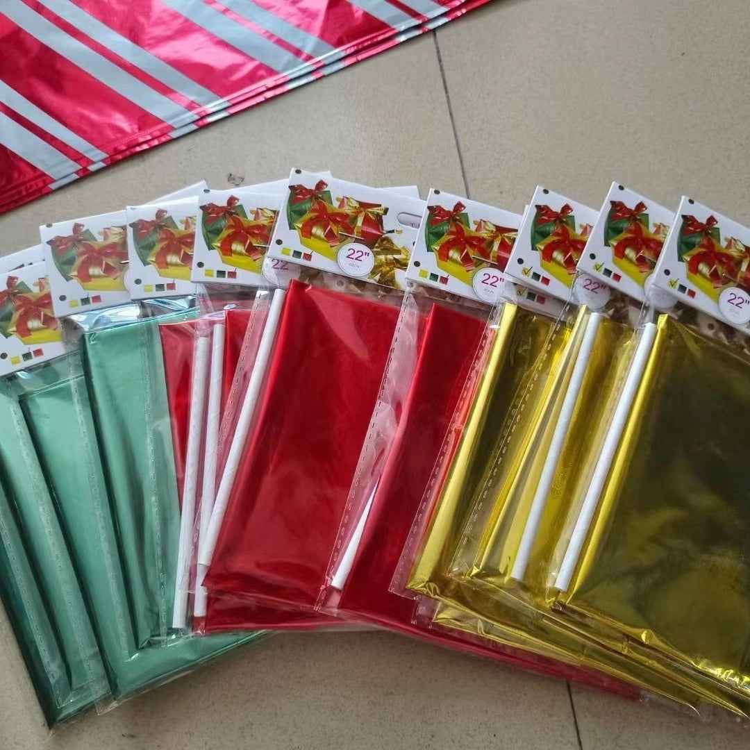 4D Square Christmas Gift Box Aluminum Film Balloon