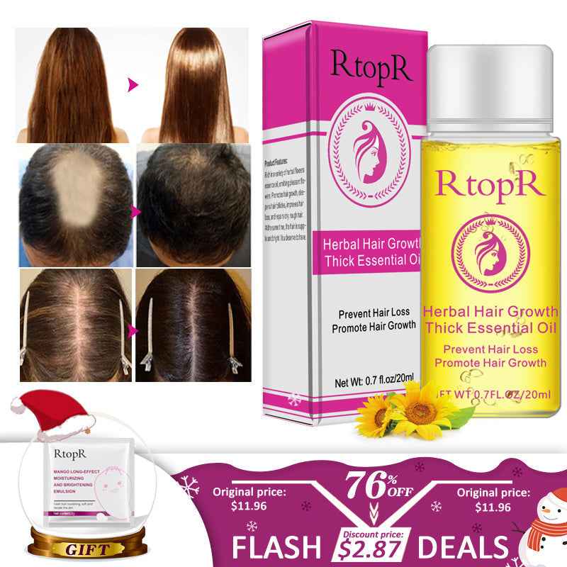 Fast Powerful Hair Growth Products Essential Oil Liquid Treatment Preventing Hair Loss Hair Care 20ml