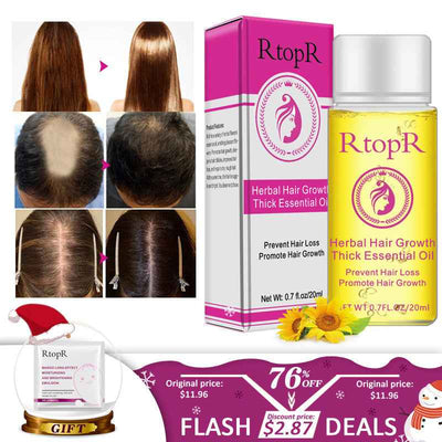 Fast Powerful Hair Growth Products Essential Oil Liquid Treatment Preventing Hair Loss Hair Care 20ml