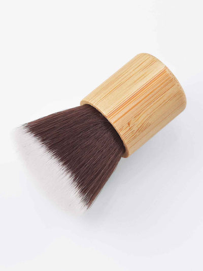 Women's Bamboo Handle Flat Makeup Brush