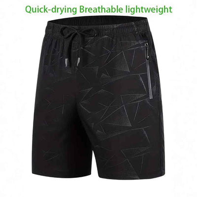 Men's Casual Sports Shorts Loose Printed Beach Pants
