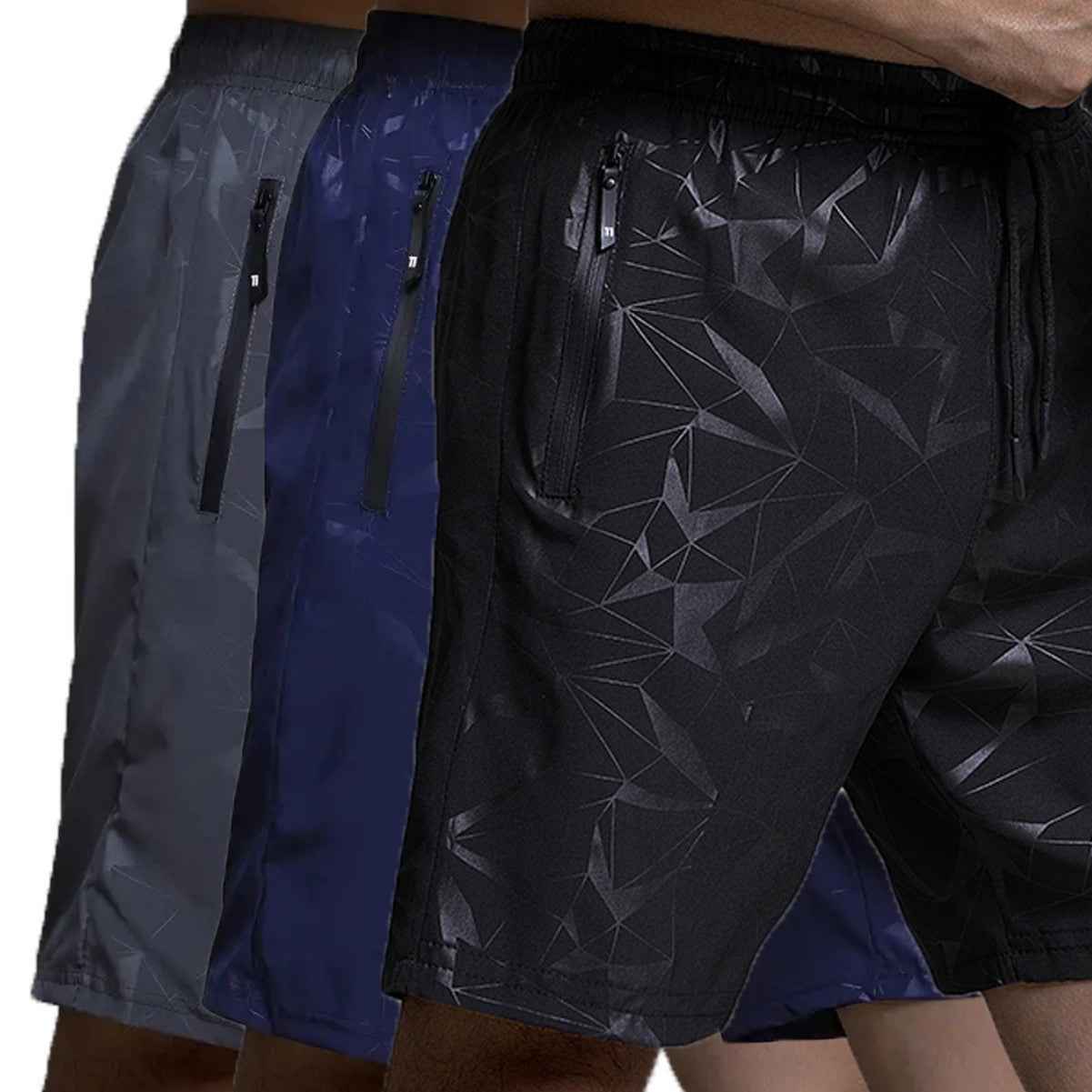 Men's Casual Sports Shorts Loose Printed Beach Pants