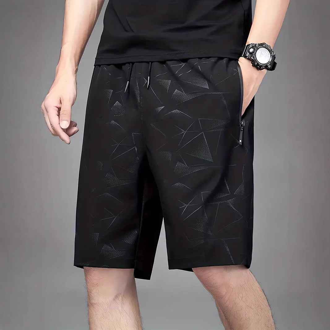Men's Casual Sports Shorts Loose Printed Beach Pants