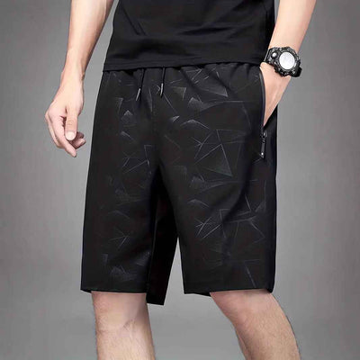 Men's Casual Sports Shorts Loose Printed Beach Pants