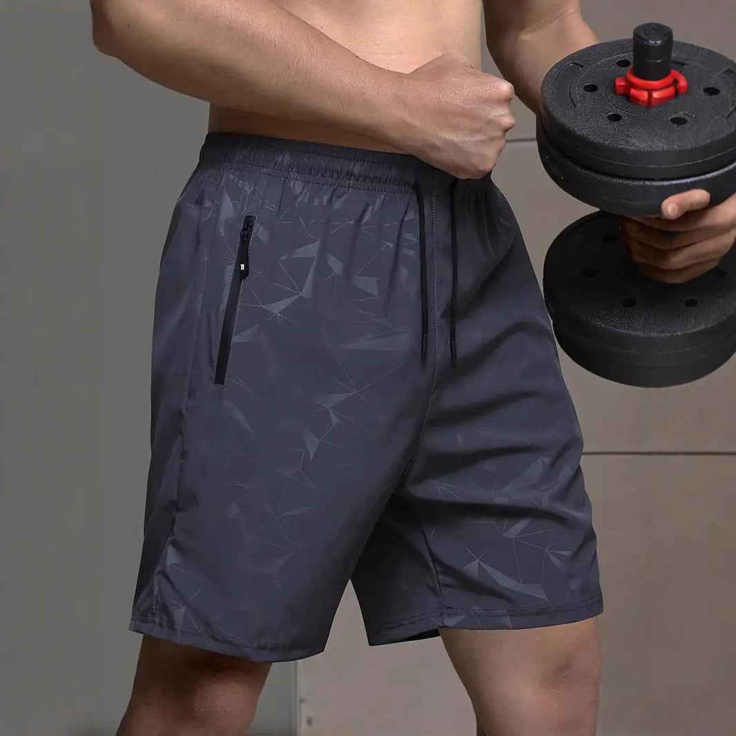 Men's Casual Sports Shorts Loose Printed Beach Pants