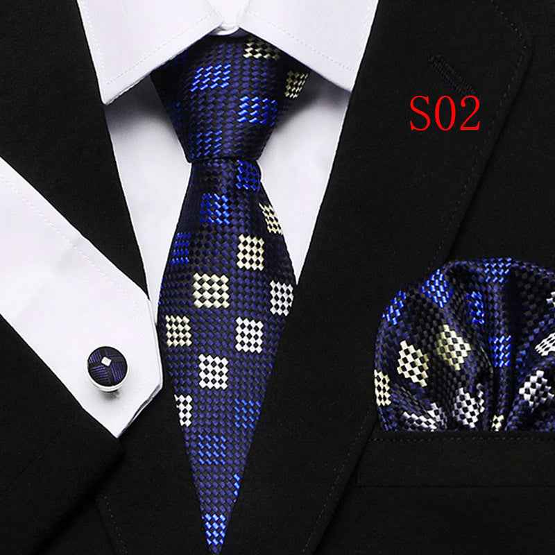 Paisley Series European And American Fashion Tie Three-piece Suit