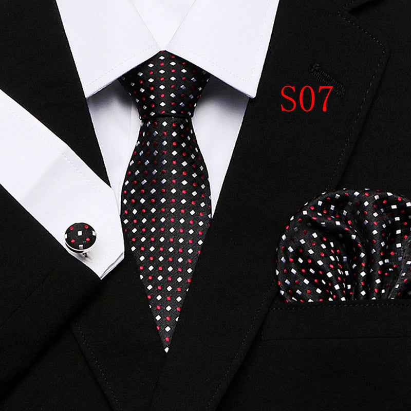Paisley Series European And American Fashion Tie Three-piece Suit