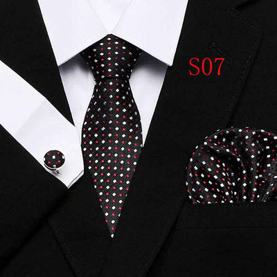 Paisley Series European And American Fashion Tie Three-piece Suit
