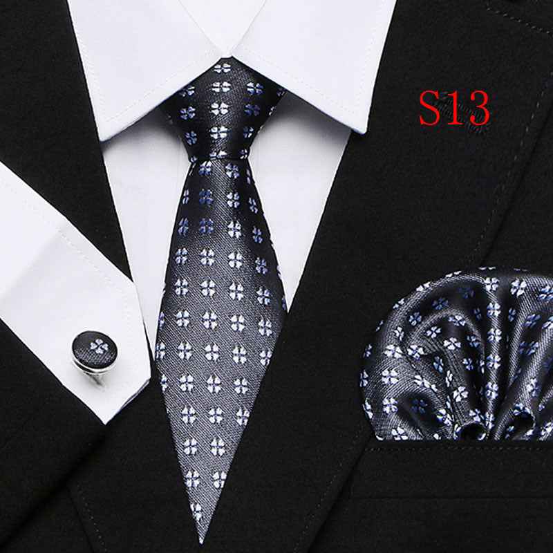 Paisley Series European And American Fashion Tie Three-piece Suit