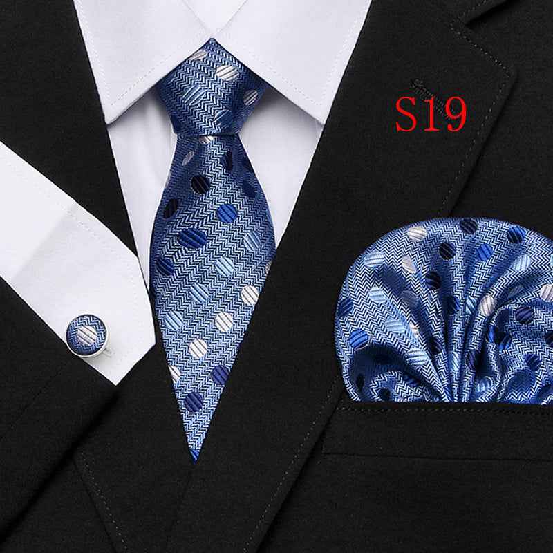 Paisley Series European And American Fashion Tie Three-piece Suit