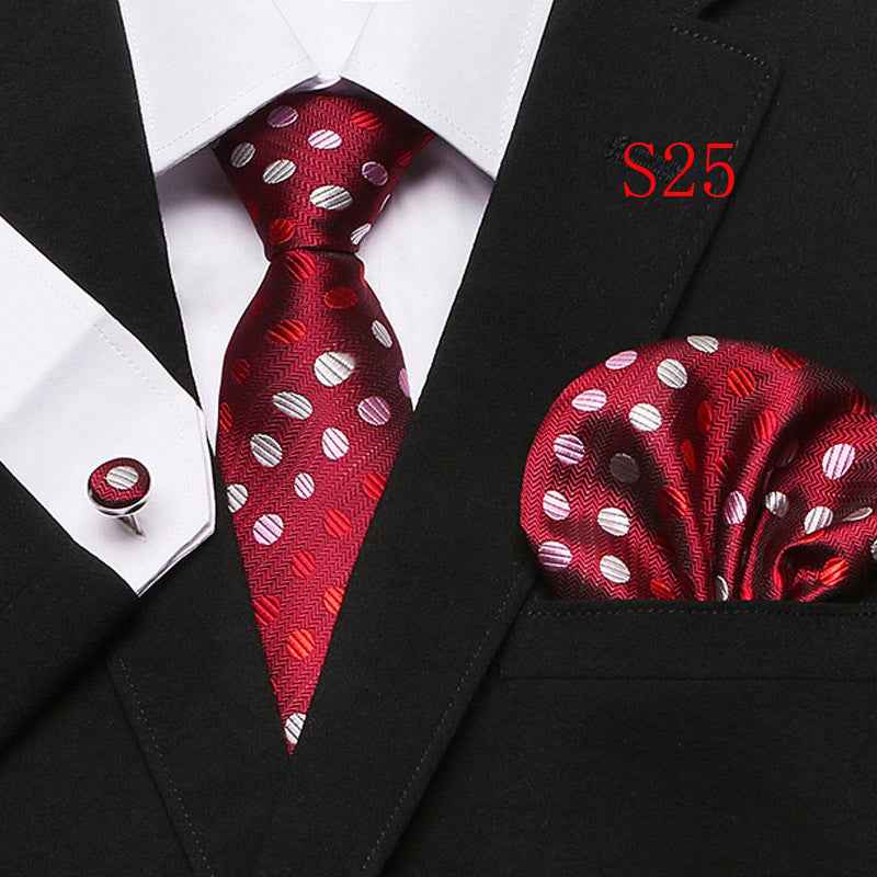 Paisley Series European And American Fashion Tie Three-piece Suit