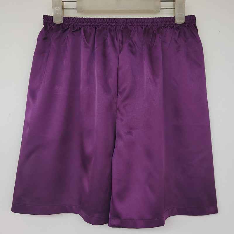 Men's Simple Home 5-point Silk Ice Silk Shorts