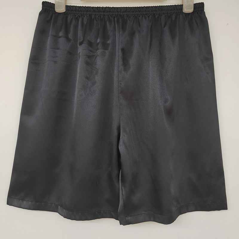 Men's Simple Home 5-point Silk Ice Silk Shorts