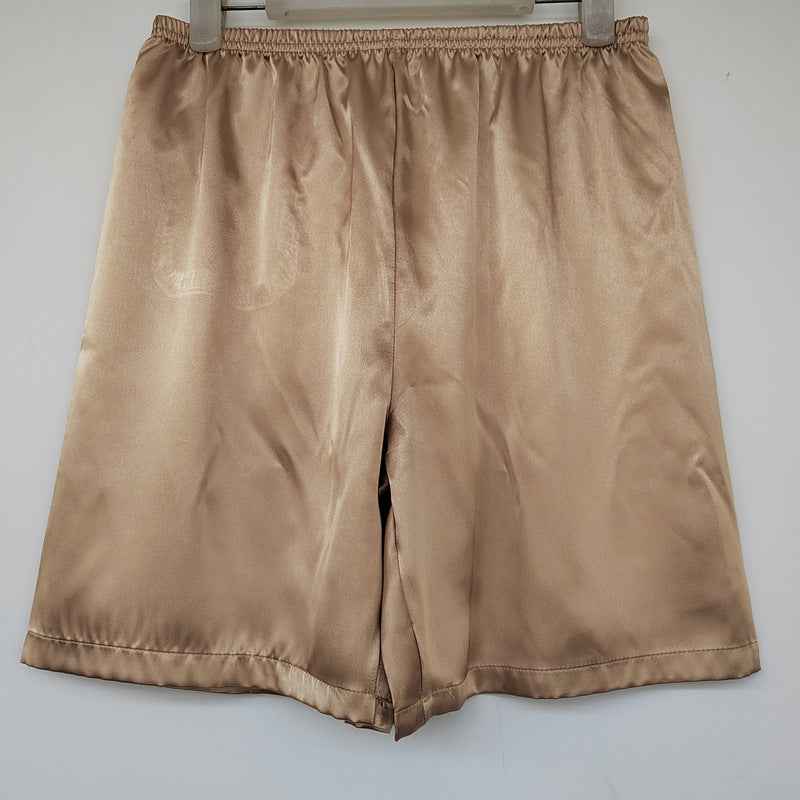 Men's Simple Home 5-point Silk Ice Silk Shorts